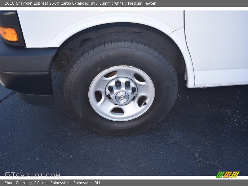 Summit White / Medium Pewter 2018 Chevrolet Express 2500 Cargo Extended WT