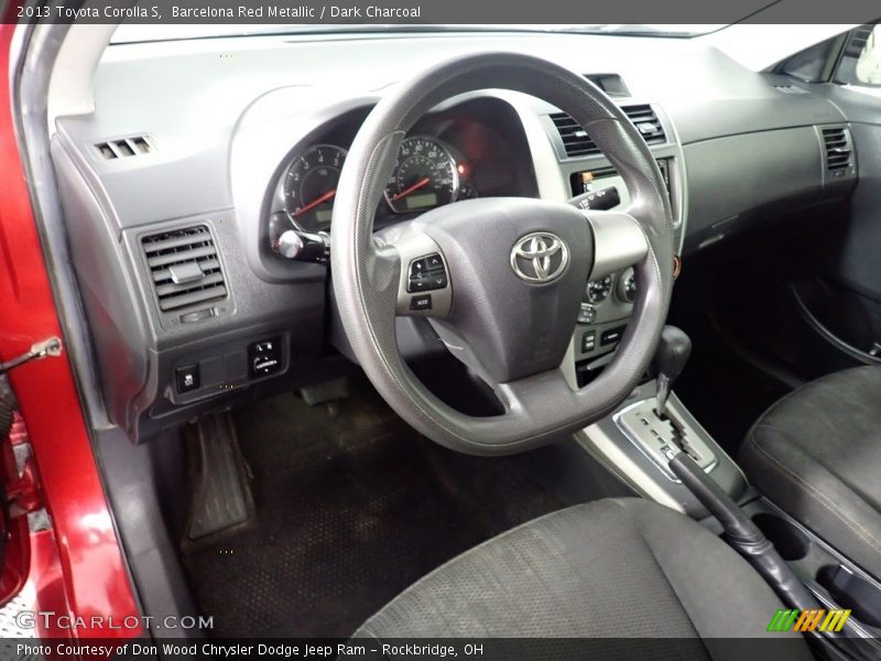 Barcelona Red Metallic / Dark Charcoal 2013 Toyota Corolla S