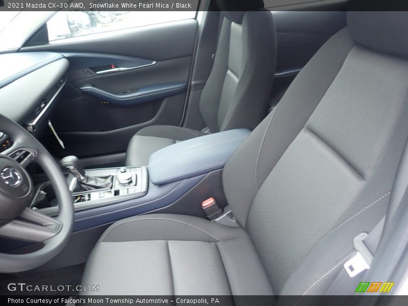Snowflake White Pearl Mica / Black 2021 Mazda CX-30 AWD