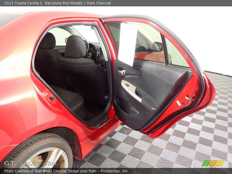 Barcelona Red Metallic / Dark Charcoal 2013 Toyota Corolla S