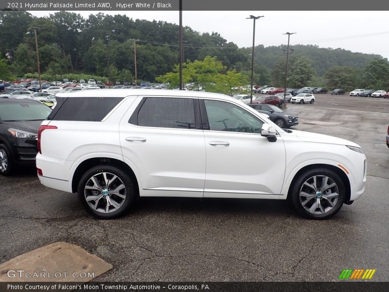 Hyper White / Black 2021 Hyundai Palisade Limited AWD
