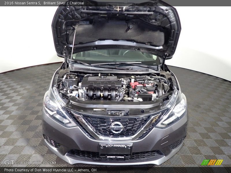 Brilliant Silver / Charcoal 2016 Nissan Sentra S