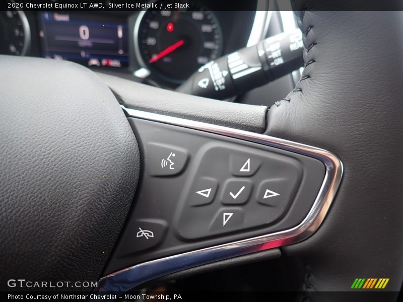 Silver Ice Metallic / Jet Black 2020 Chevrolet Equinox LT AWD