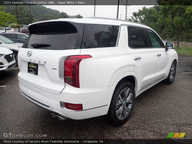 Hyper White / Black 2021 Hyundai Palisade Limited AWD