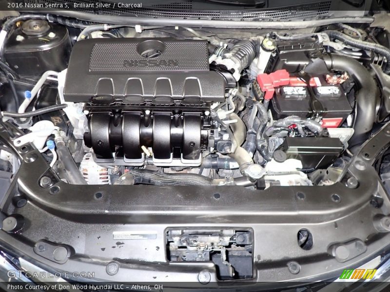 Brilliant Silver / Charcoal 2016 Nissan Sentra S