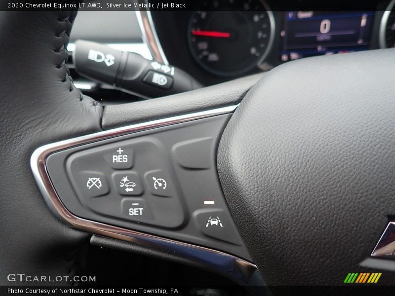 Silver Ice Metallic / Jet Black 2020 Chevrolet Equinox LT AWD