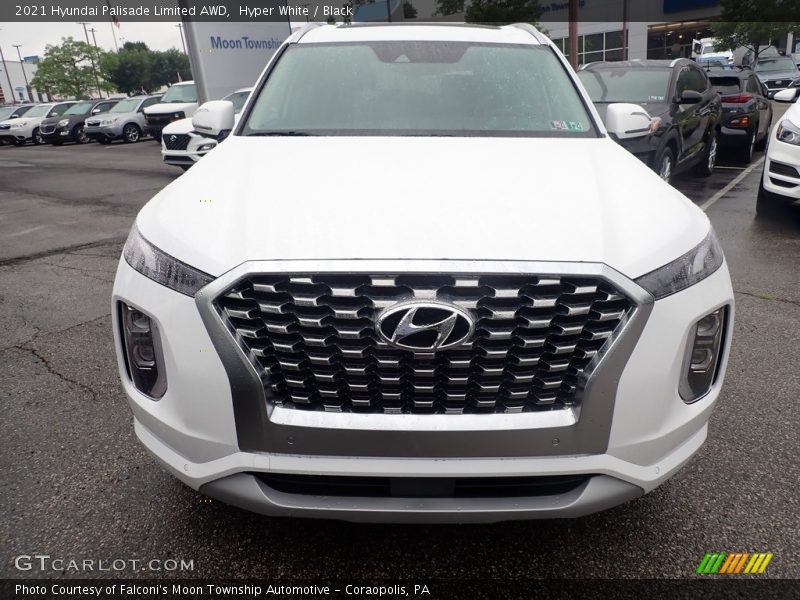 Hyper White / Black 2021 Hyundai Palisade Limited AWD