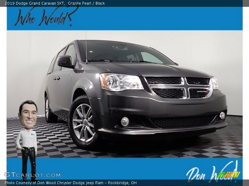 Granite Pearl / Black 2019 Dodge Grand Caravan SXT