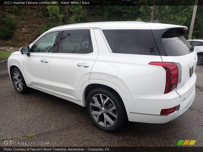 Hyper White / Black 2021 Hyundai Palisade Limited AWD