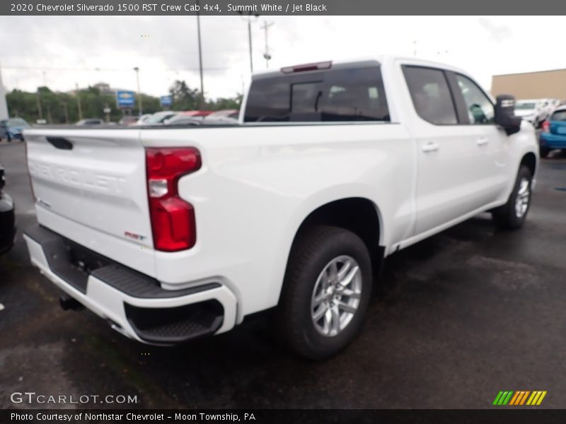 Summit White / Jet Black 2020 Chevrolet Silverado 1500 RST Crew Cab 4x4