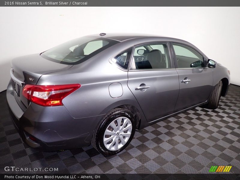 Brilliant Silver / Charcoal 2016 Nissan Sentra S