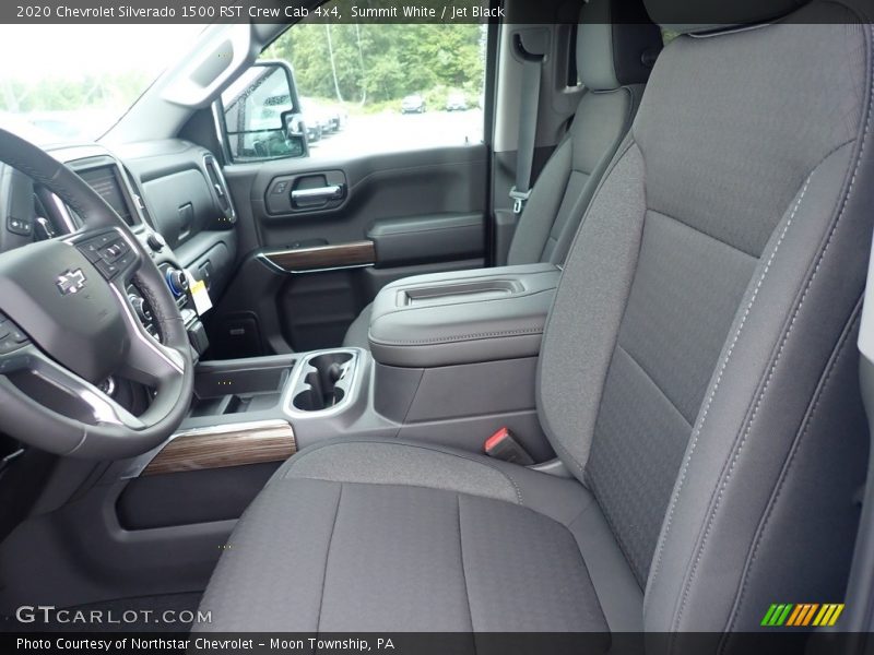 Summit White / Jet Black 2020 Chevrolet Silverado 1500 RST Crew Cab 4x4