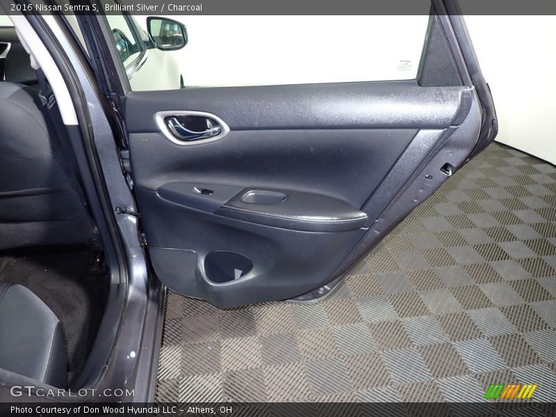 Brilliant Silver / Charcoal 2016 Nissan Sentra S