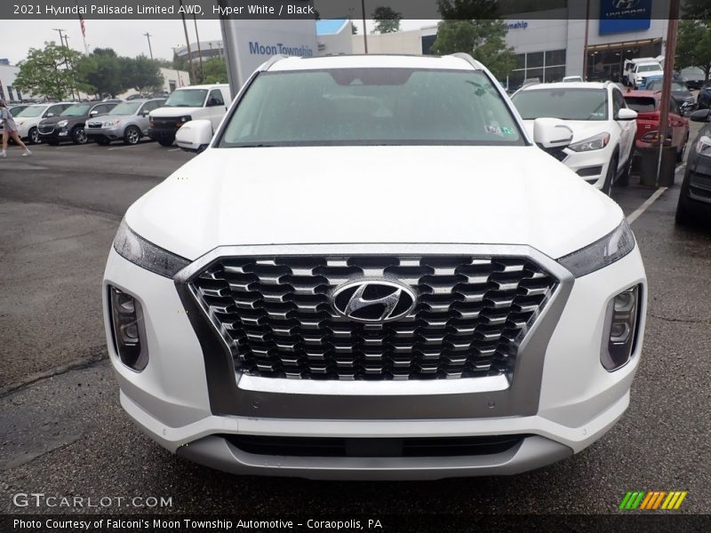 Hyper White / Black 2021 Hyundai Palisade Limited AWD