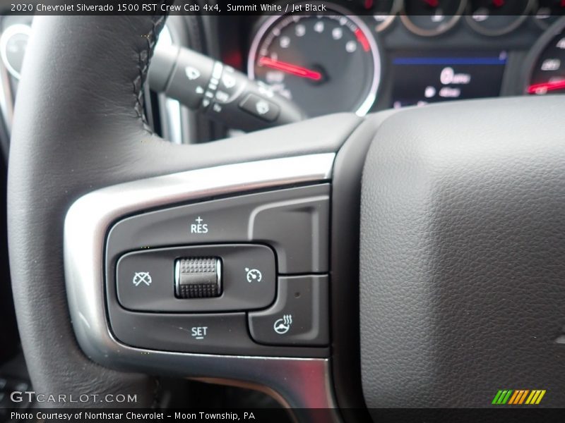 Summit White / Jet Black 2020 Chevrolet Silverado 1500 RST Crew Cab 4x4