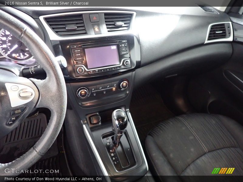 Brilliant Silver / Charcoal 2016 Nissan Sentra S
