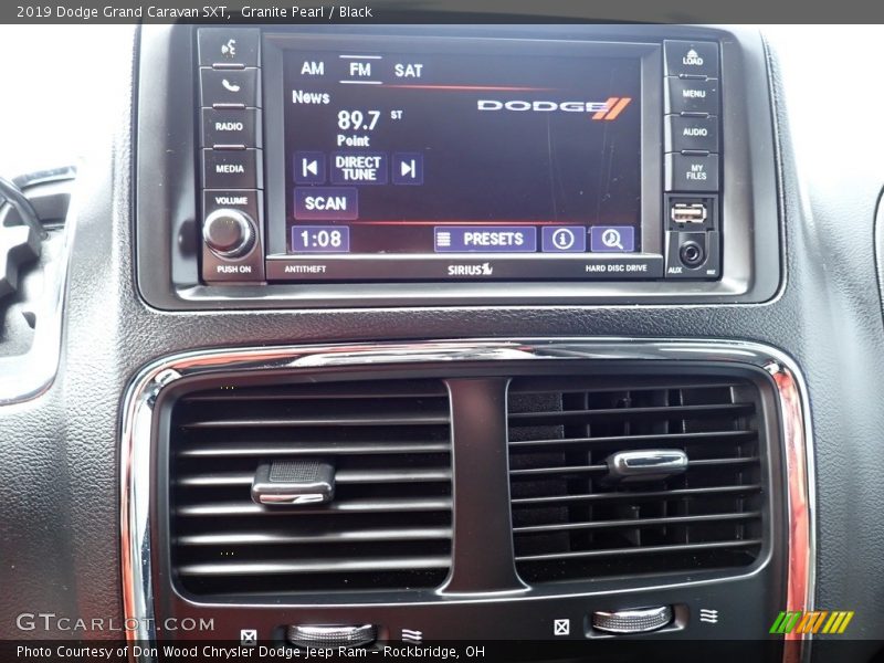 Granite Pearl / Black 2019 Dodge Grand Caravan SXT