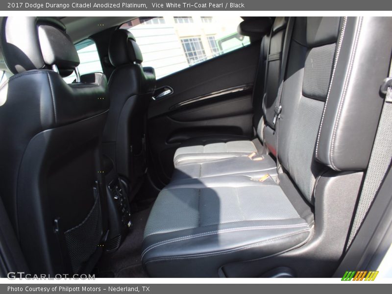 Vice White Tri-Coat Pearl / Black 2017 Dodge Durango Citadel Anodized Platinum