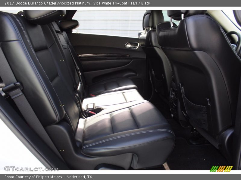 Vice White Tri-Coat Pearl / Black 2017 Dodge Durango Citadel Anodized Platinum