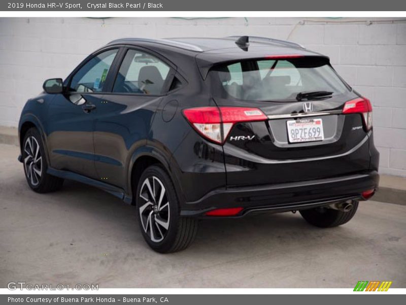 Crystal Black Pearl / Black 2019 Honda HR-V Sport