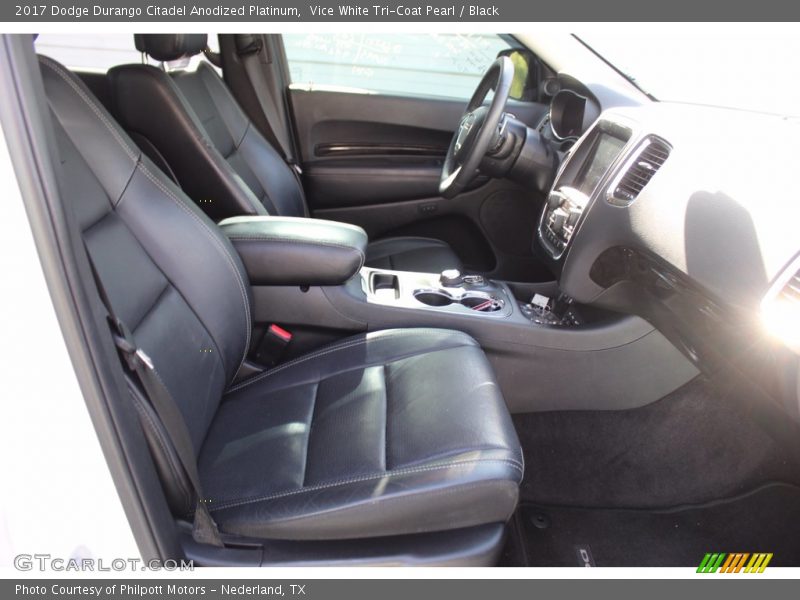 Vice White Tri-Coat Pearl / Black 2017 Dodge Durango Citadel Anodized Platinum