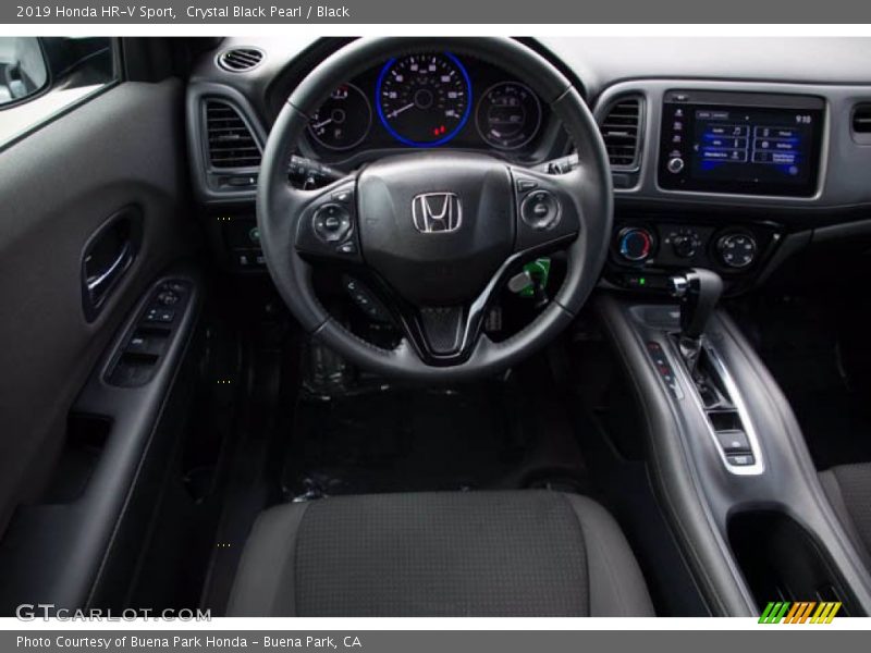 Crystal Black Pearl / Black 2019 Honda HR-V Sport