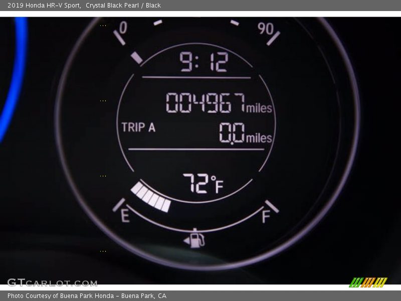 Crystal Black Pearl / Black 2019 Honda HR-V Sport