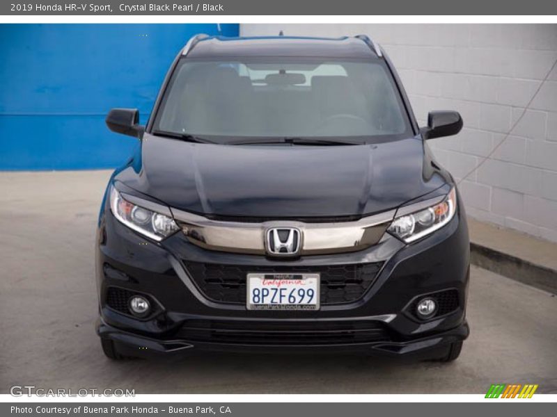 Crystal Black Pearl / Black 2019 Honda HR-V Sport