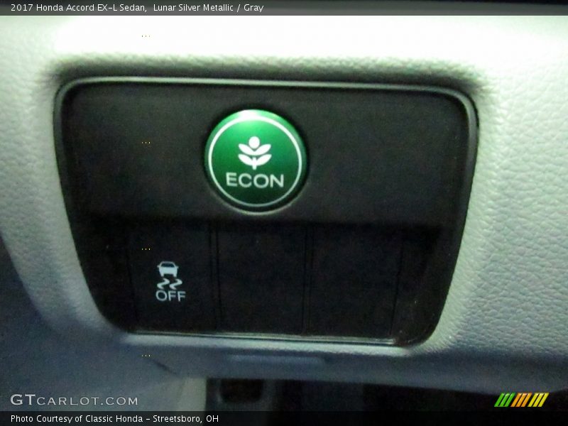 Lunar Silver Metallic / Gray 2017 Honda Accord EX-L Sedan