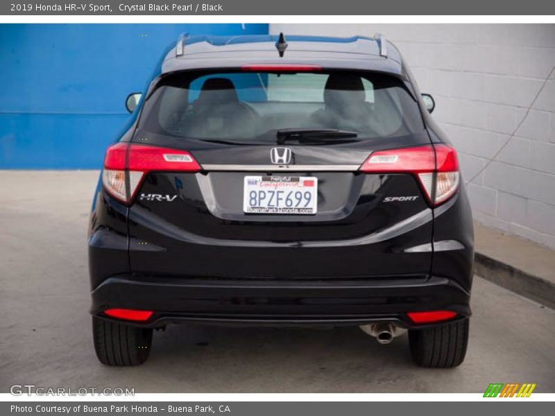 Crystal Black Pearl / Black 2019 Honda HR-V Sport