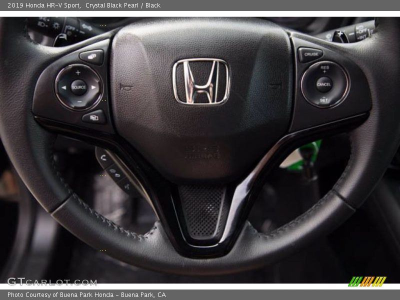 Crystal Black Pearl / Black 2019 Honda HR-V Sport