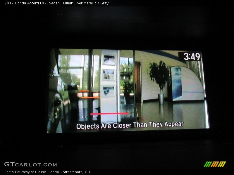 Lunar Silver Metallic / Gray 2017 Honda Accord EX-L Sedan