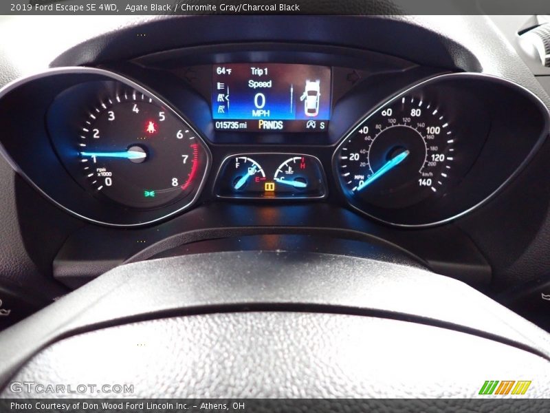 Agate Black / Chromite Gray/Charcoal Black 2019 Ford Escape SE 4WD