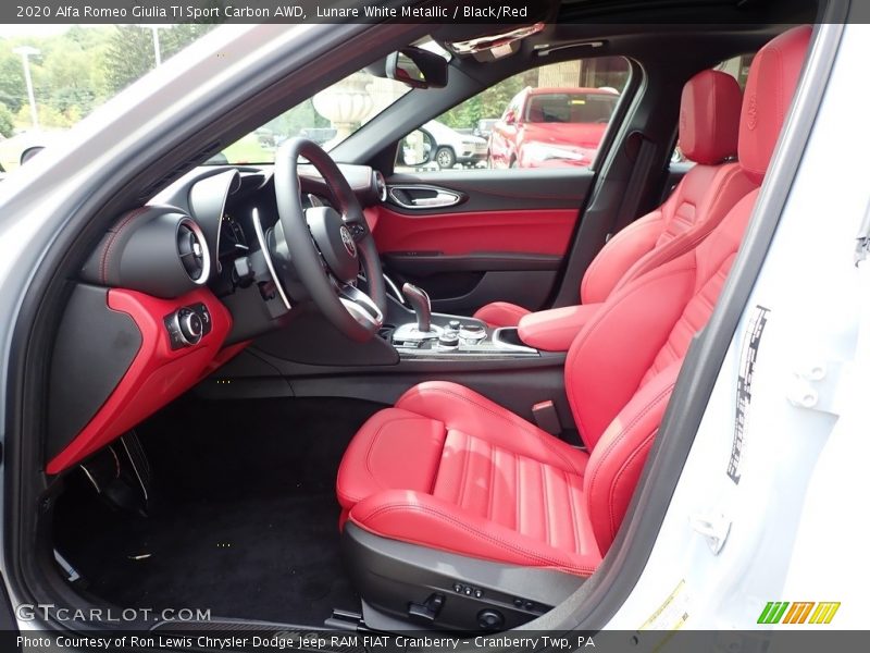 Front Seat of 2020 Giulia TI Sport Carbon AWD