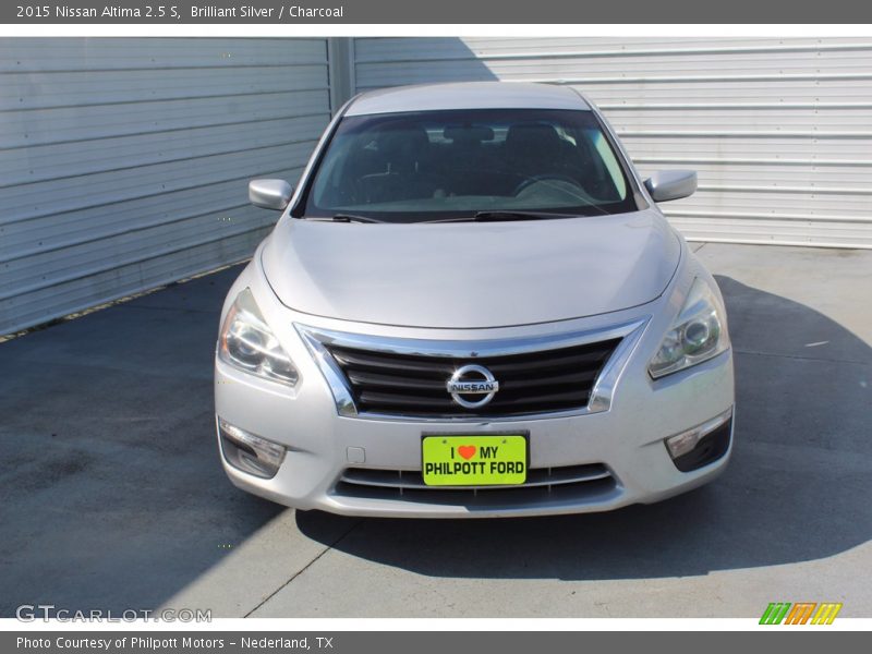 Brilliant Silver / Charcoal 2015 Nissan Altima 2.5 S