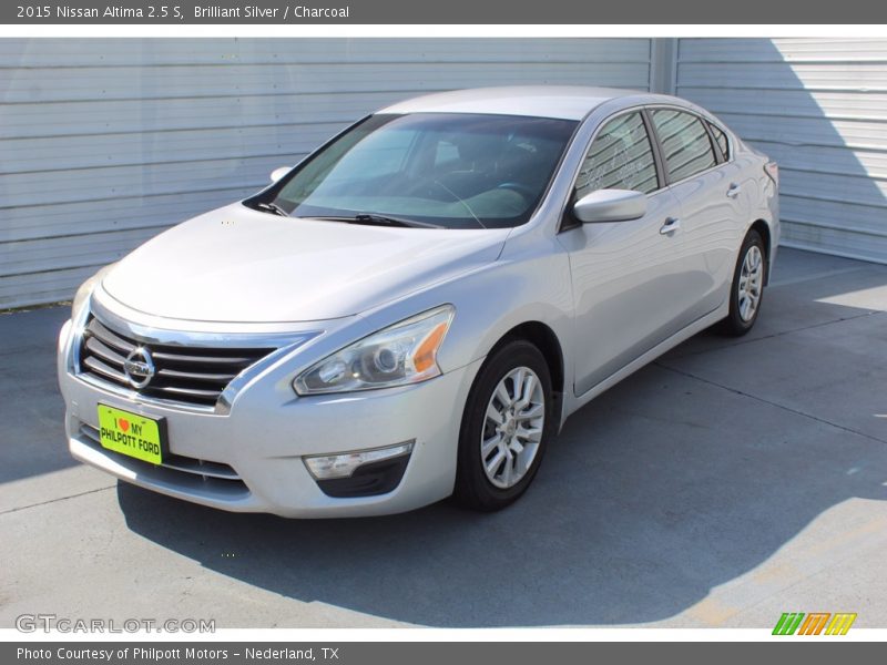 Brilliant Silver / Charcoal 2015 Nissan Altima 2.5 S