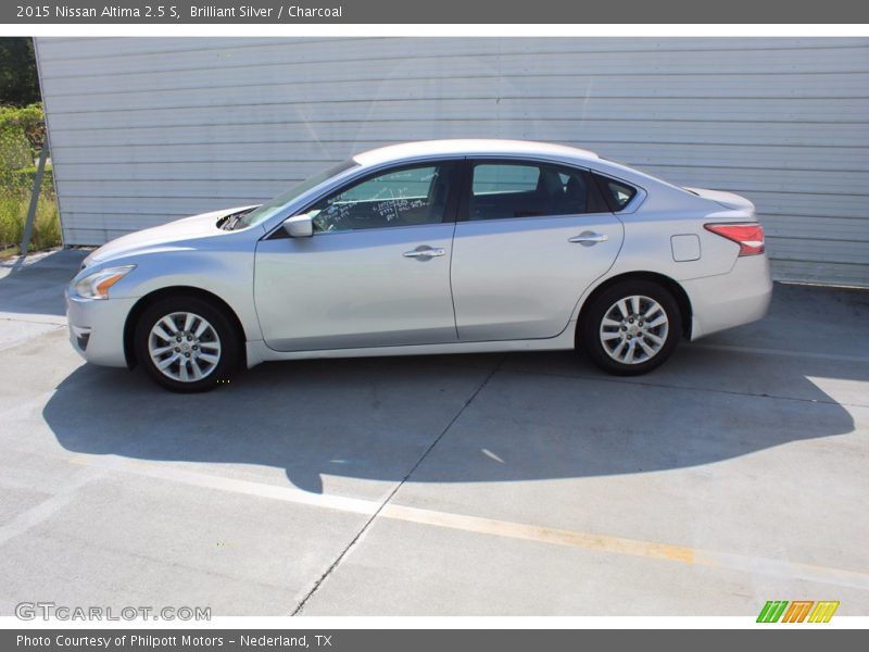 Brilliant Silver / Charcoal 2015 Nissan Altima 2.5 S