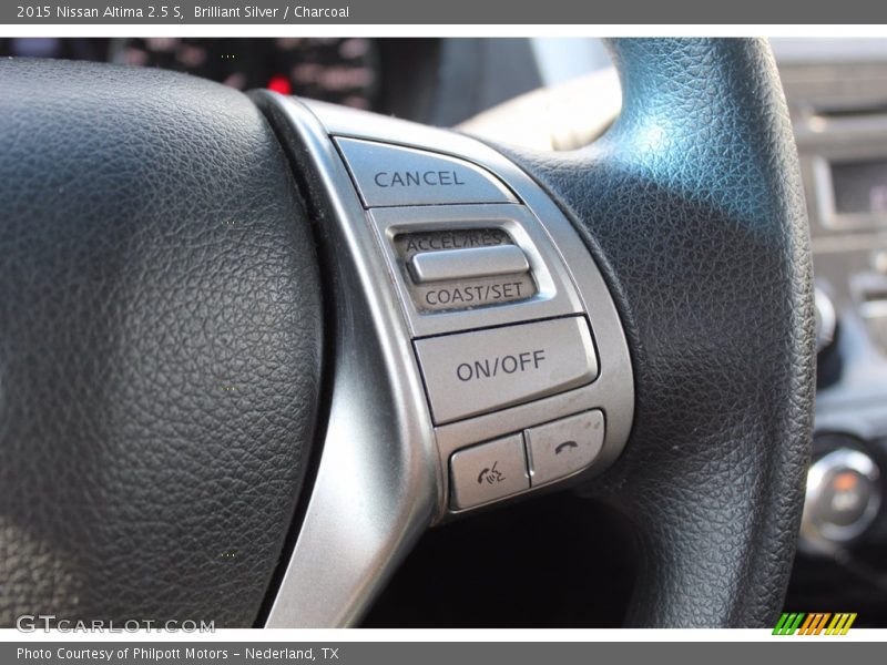 Brilliant Silver / Charcoal 2015 Nissan Altima 2.5 S
