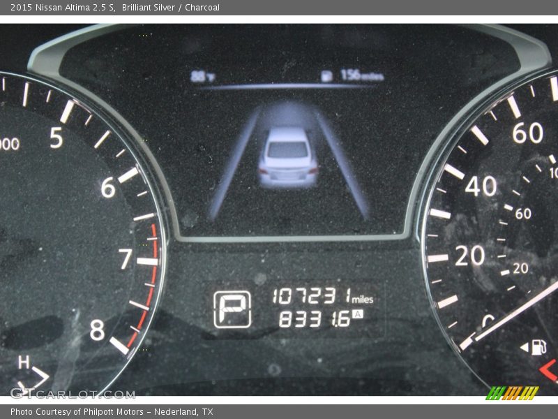 Brilliant Silver / Charcoal 2015 Nissan Altima 2.5 S