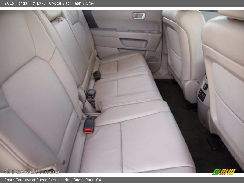 Crystal Black Pearl / Gray 2015 Honda Pilot EX-L