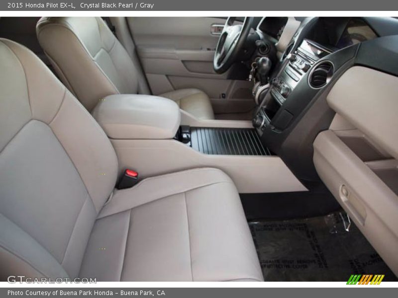 Crystal Black Pearl / Gray 2015 Honda Pilot EX-L