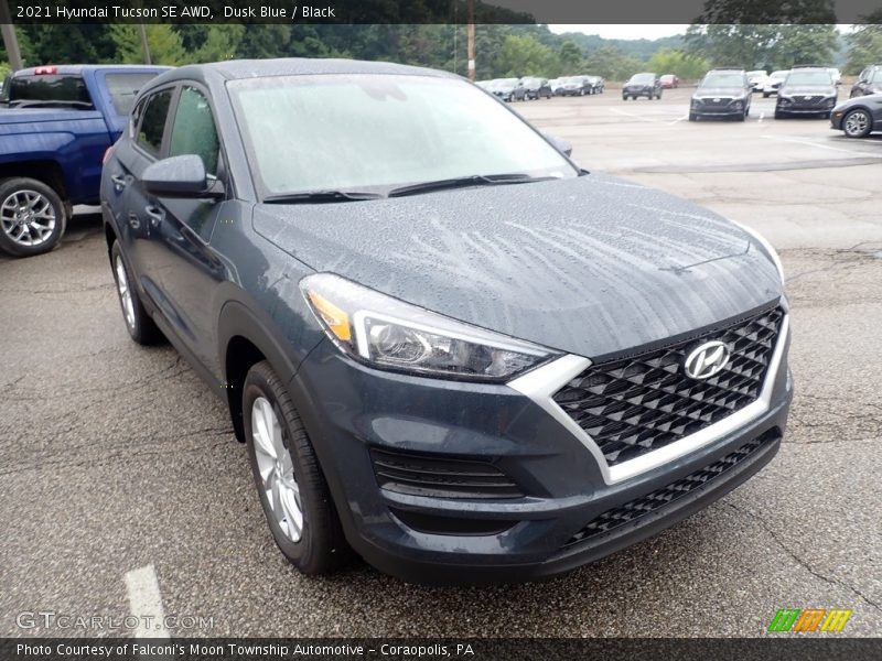 Dusk Blue / Black 2021 Hyundai Tucson SE AWD