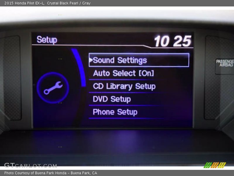 Crystal Black Pearl / Gray 2015 Honda Pilot EX-L
