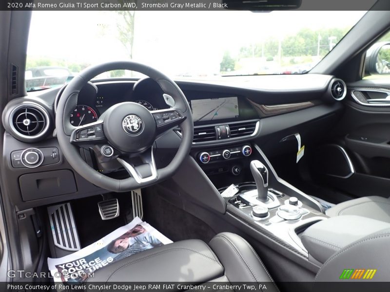  2020 Giulia TI Sport Carbon AWD Black Interior