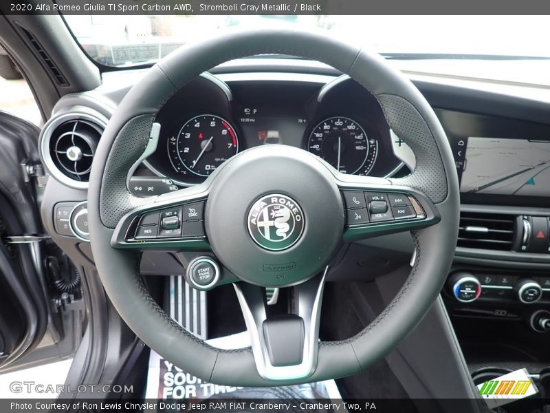  2020 Giulia TI Sport Carbon AWD Steering Wheel