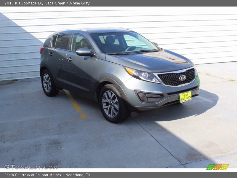 Sage Green / Alpine Gray 2015 Kia Sportage LX