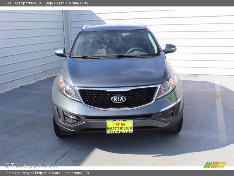 Sage Green / Alpine Gray 2015 Kia Sportage LX