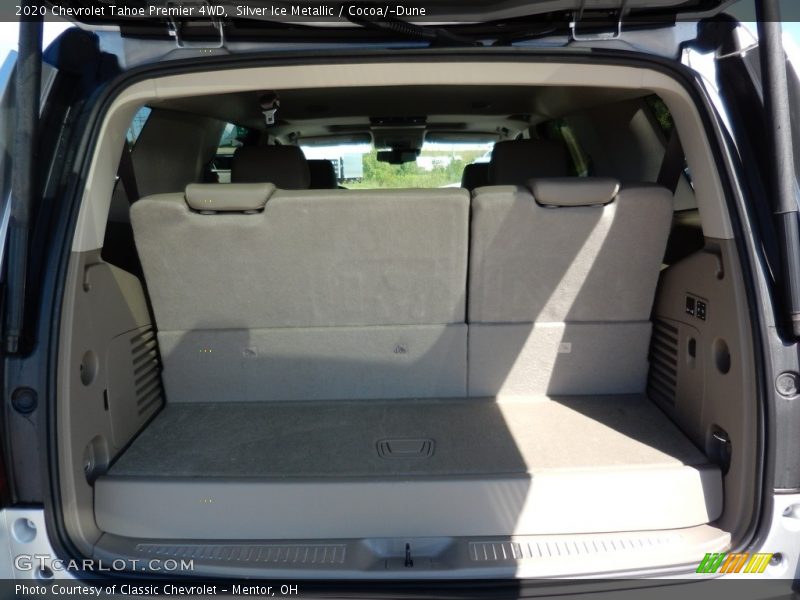 Silver Ice Metallic / Cocoa/­Dune 2020 Chevrolet Tahoe Premier 4WD