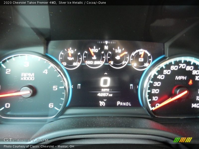 Silver Ice Metallic / Cocoa/­Dune 2020 Chevrolet Tahoe Premier 4WD