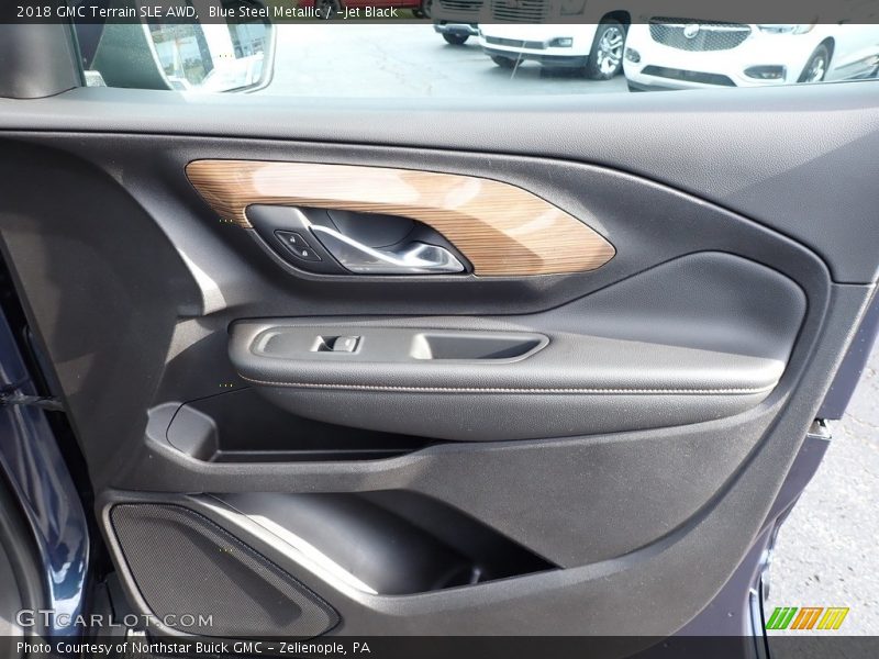 Blue Steel Metallic / ­Jet Black 2018 GMC Terrain SLE AWD